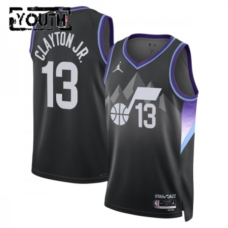 NBA Utah Jazz Trikot Walter Clayton JR Jordan 2025-26 Statement Edition Schwarz Swingman - Kinder